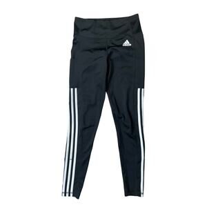Adidas Primegreen‎ Stripe Tiro Leggings Women’s S Black Athletic Compression